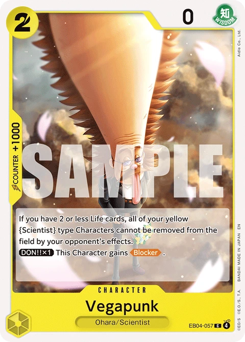 Vegapunk - One Piece Card Game card
