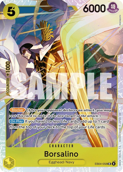 Borsalino, One Piece Card Game Leader