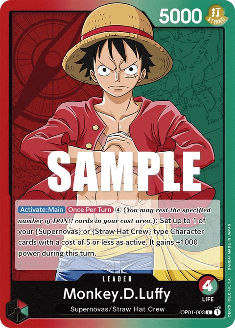 Monkey.D.Luffy - One Piece Card Game card