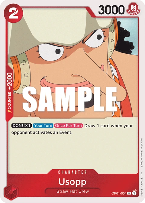 Usopp - One Piece Card Game card