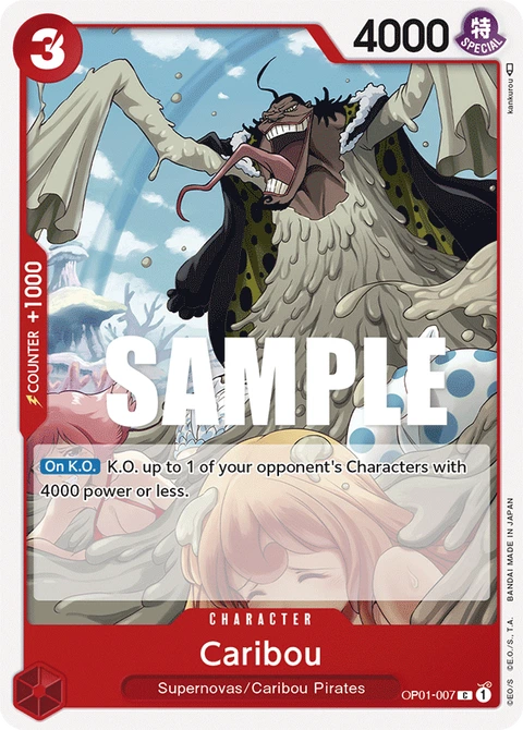 Caribou - One Piece Card Game card