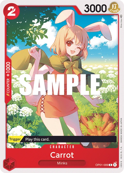 Carrot - One Piece Card Game card