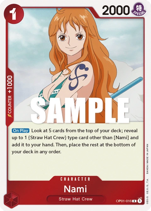 Nami - One Piece Card Game card