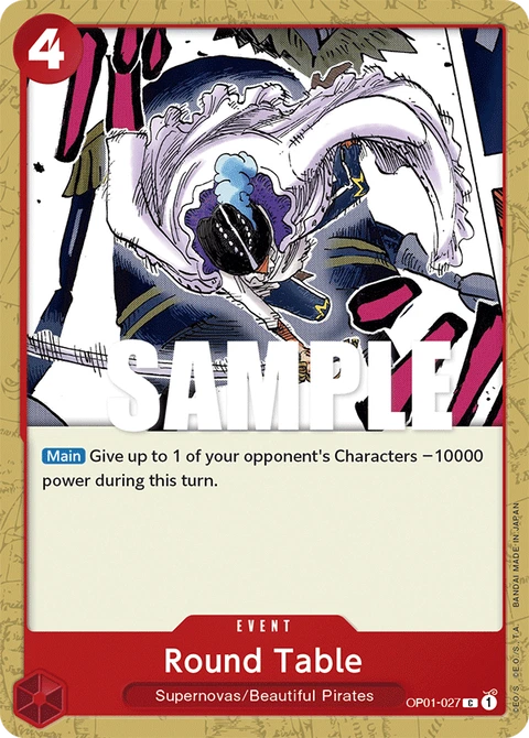 Round Table - One Piece Card Game card