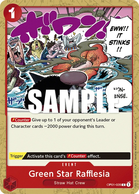 Green Star Rafflesia - One Piece Card Game card