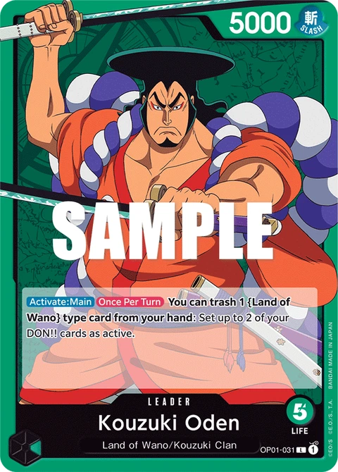 Kouzuki Oden - One Piece Card Game card