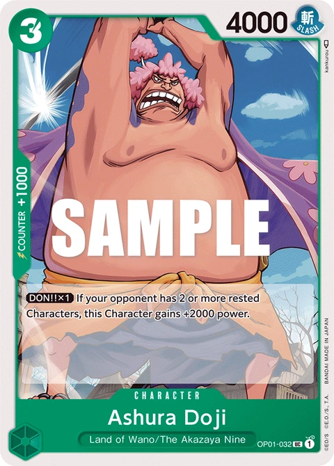 Ashura Doji - One Piece Card Game card