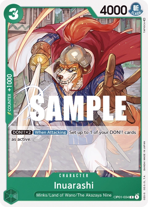 Inuarashi - One Piece Card Game card