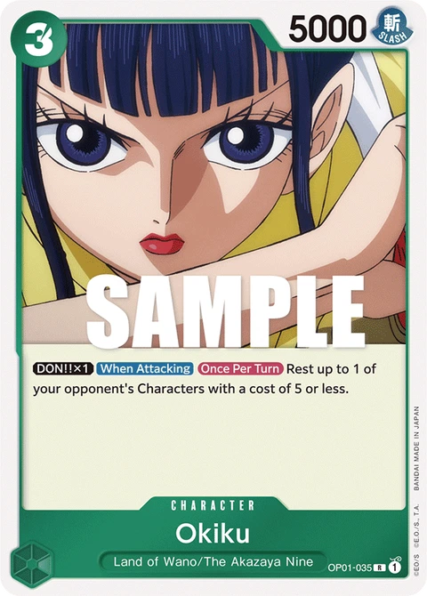 Okiku - One Piece Card Game card
