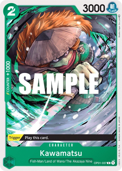 Kawamatsu - One Piece Card Game card