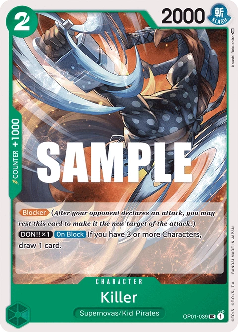 Killer - One Piece Card Game card