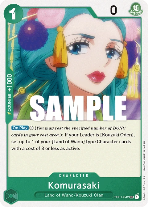 Komurasaki - One Piece Card Game card