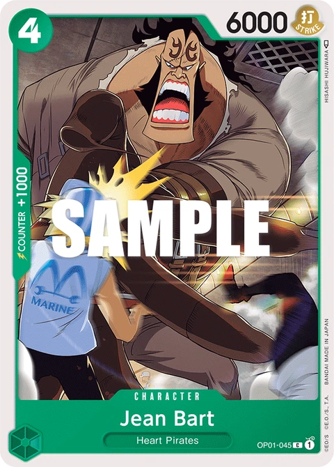 Jean Bart - One Piece Card Game card