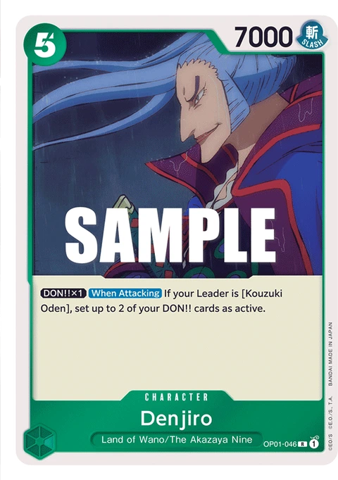 Denjiro - One Piece Card Game card