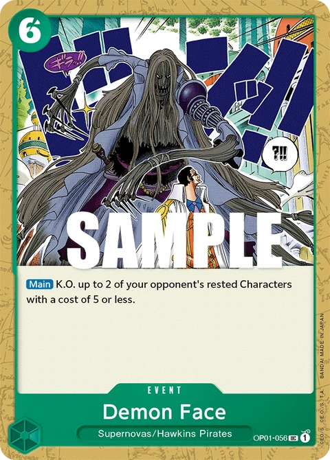 Demon Face - One Piece Card Game card