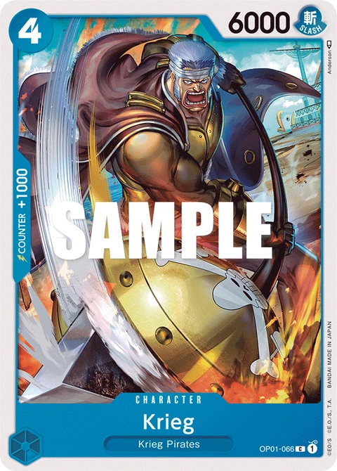 Krieg - One Piece Card Game card