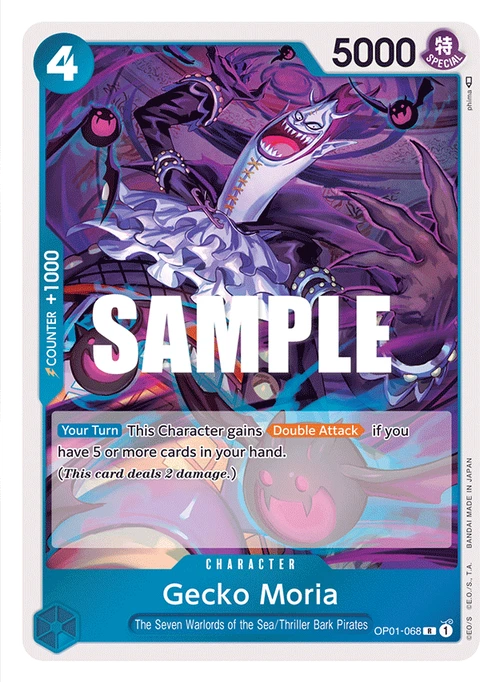Gecko Moria - One Piece Card Game card