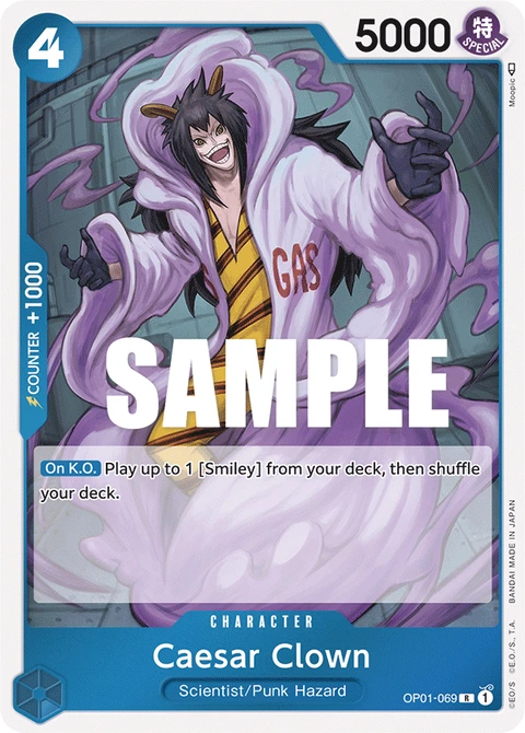 Caesar Clown - One Piece Card Game card