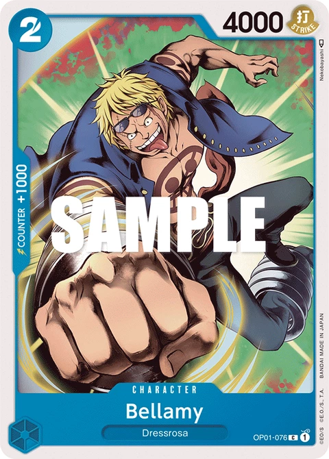 Bellamy - One Piece Card Game card