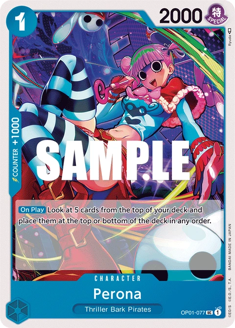 Perona - One Piece Card Game card
