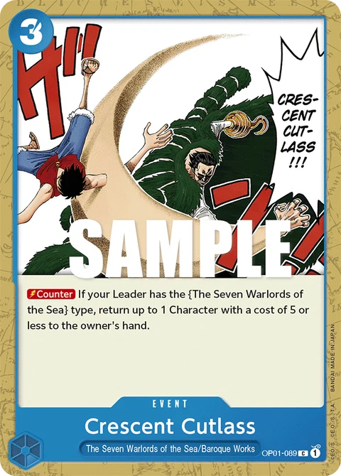 Crescent Cutlass - One Piece Card Game card