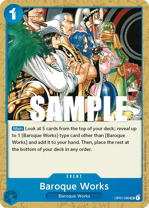 Baroque Works - One Piece Card Game card