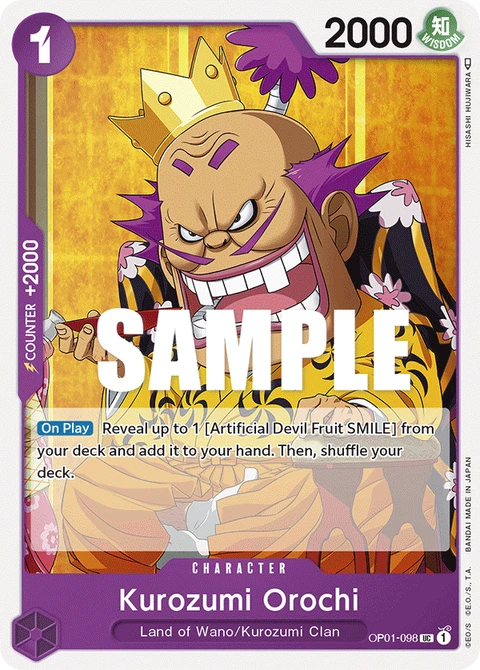 Kurozumi Orochi - One Piece Card Game card