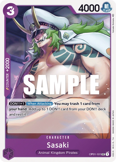 Sasaki - One Piece Card Game card