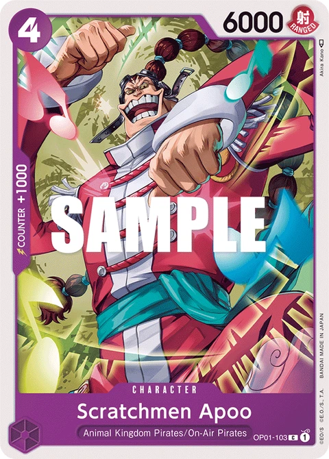 Scratchmen Apoo - One Piece Card Game card