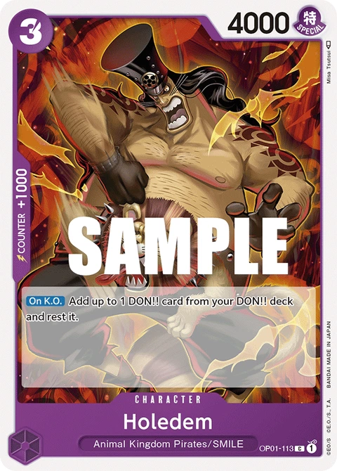 Holedem - One Piece Card Game card