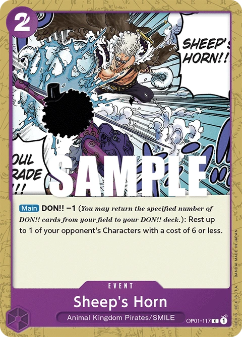 Sheep's Horn - One Piece Card Game card