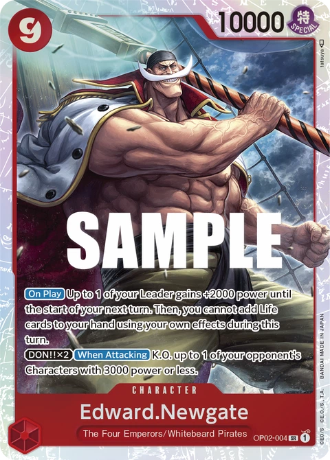Edward.Newgate - One Piece Card Game card