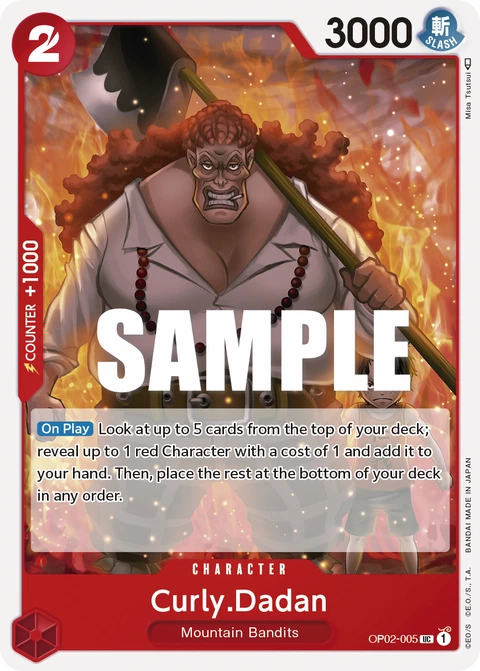 Curly.Dadan - One Piece Card Game card