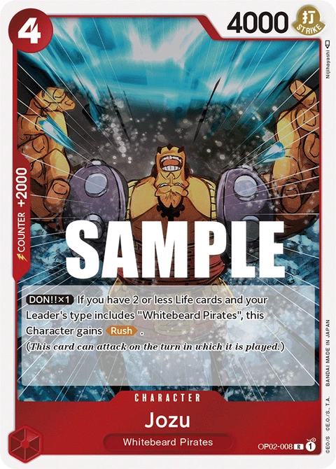 Jozu - One Piece Card Game card