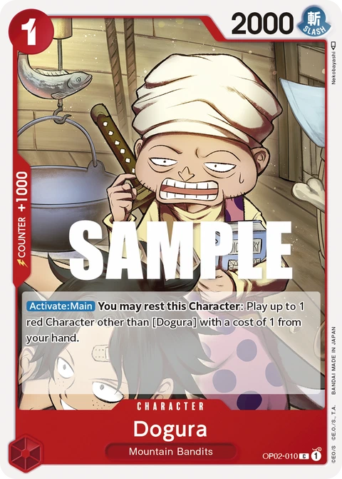 Dogura - One Piece Card Game card