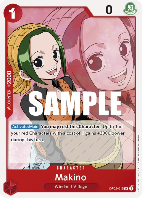 Makino - One Piece Card Game card