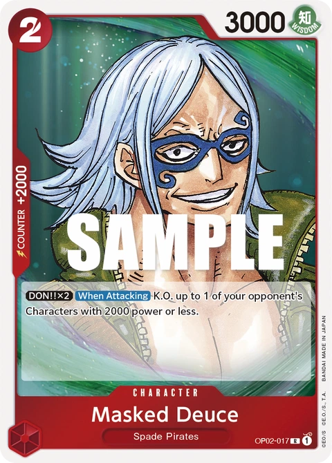Masked Deuce - One Piece Card Game card