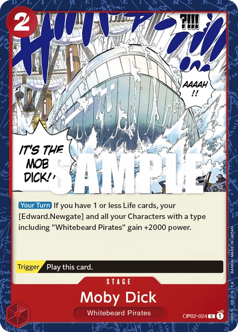 Moby Dick - One Piece Card Game card