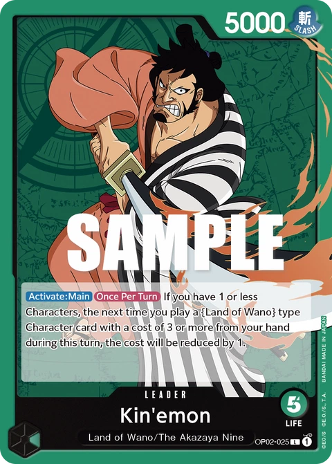 Kin'emon - One Piece Card Game card