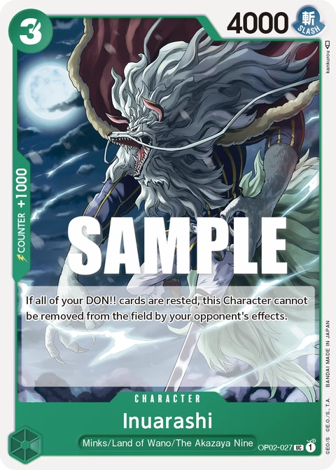 Inuarashi - One Piece Card Game card