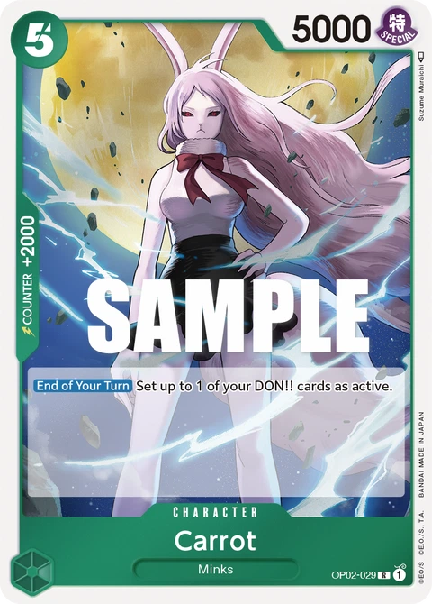 Carrot - One Piece Card Game card