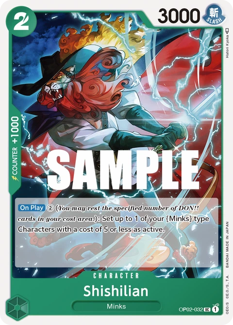 Shishilian - One Piece Card Game card