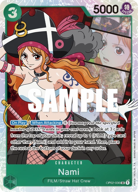 Nami - One Piece Card Game card
