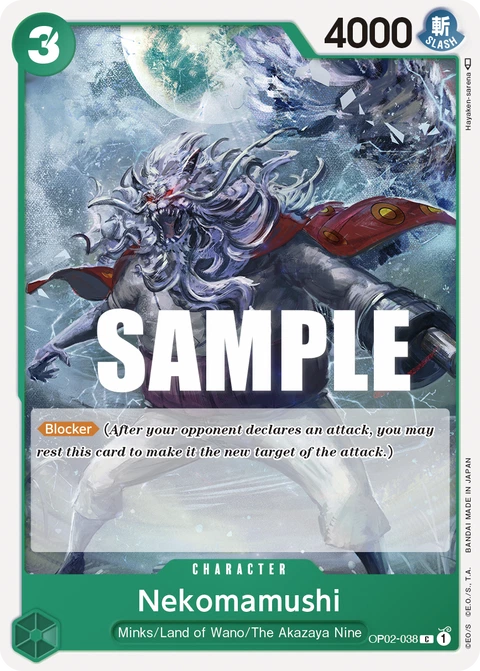 Nekomamushi - One Piece Card Game card
