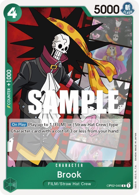 Brook - One Piece Card Game card