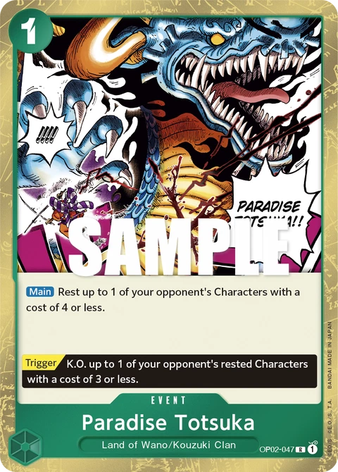Paradise Totsuka - One Piece Card Game card