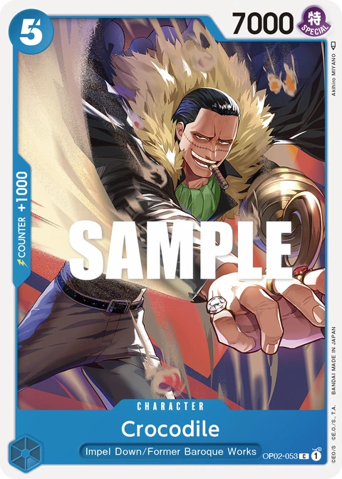 Crocodile - One Piece Card Game card