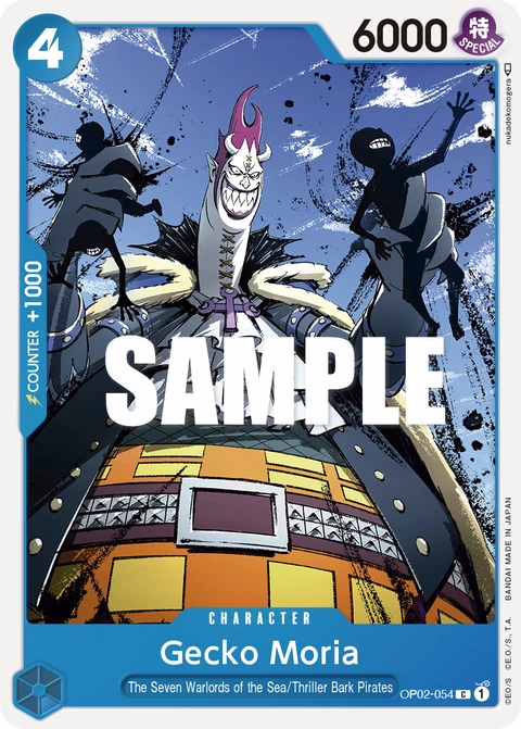 Gecko Moria - One Piece Card Game card