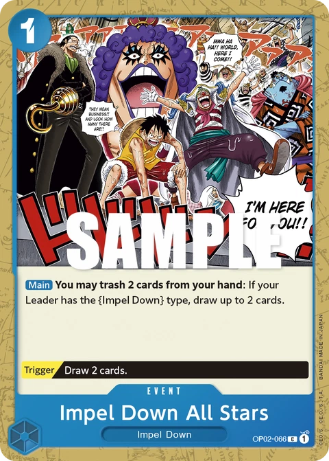 Impel Down All Stars - One Piece Card Game card