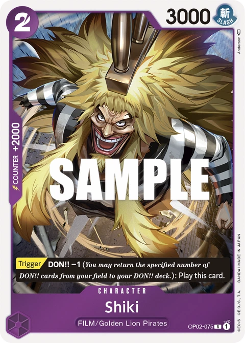 Shiki - One Piece Card Game card
